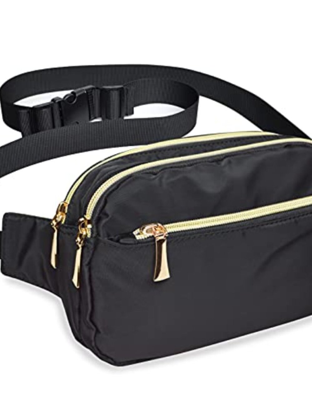 Plus Size Fanny Pack Waist Bag 5 Pockets Adjustable Belt Running Hiking Travel